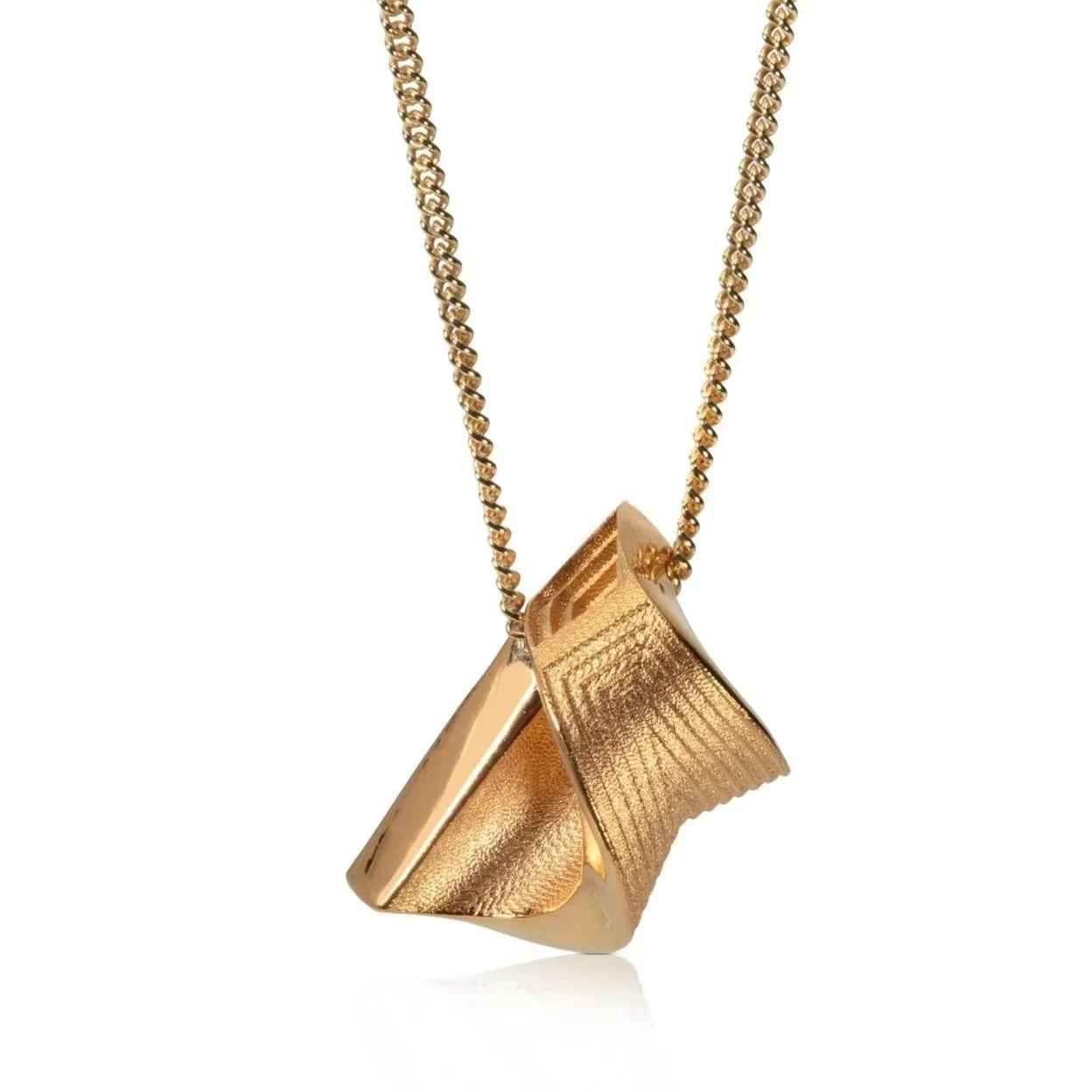 Gold contemporary minimalist necklace 
