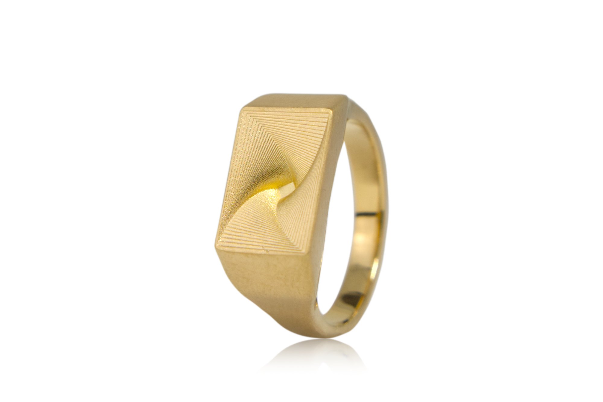 Rectangle Signet Ring 18ct Gold