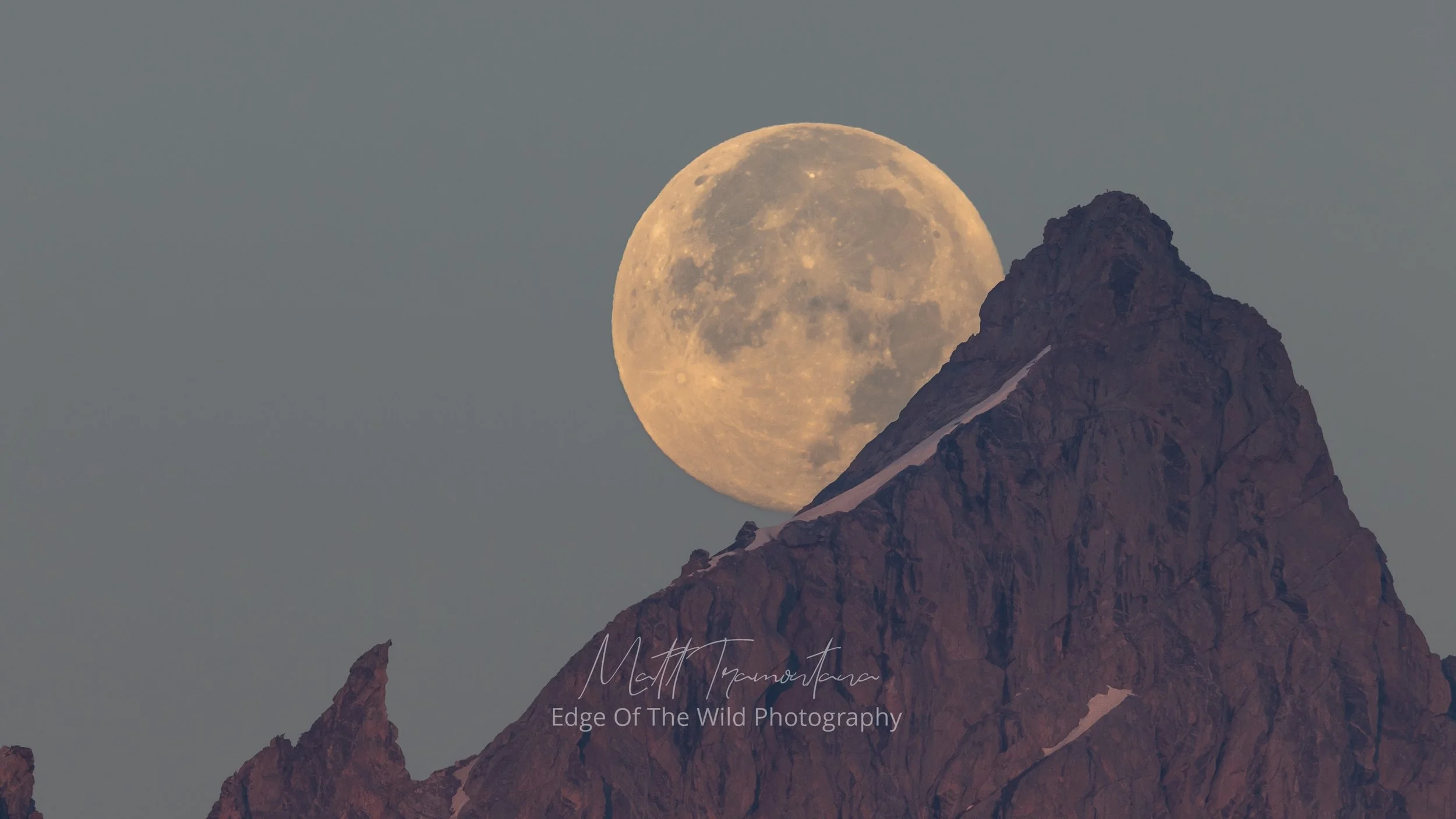 Grand Teton full moon