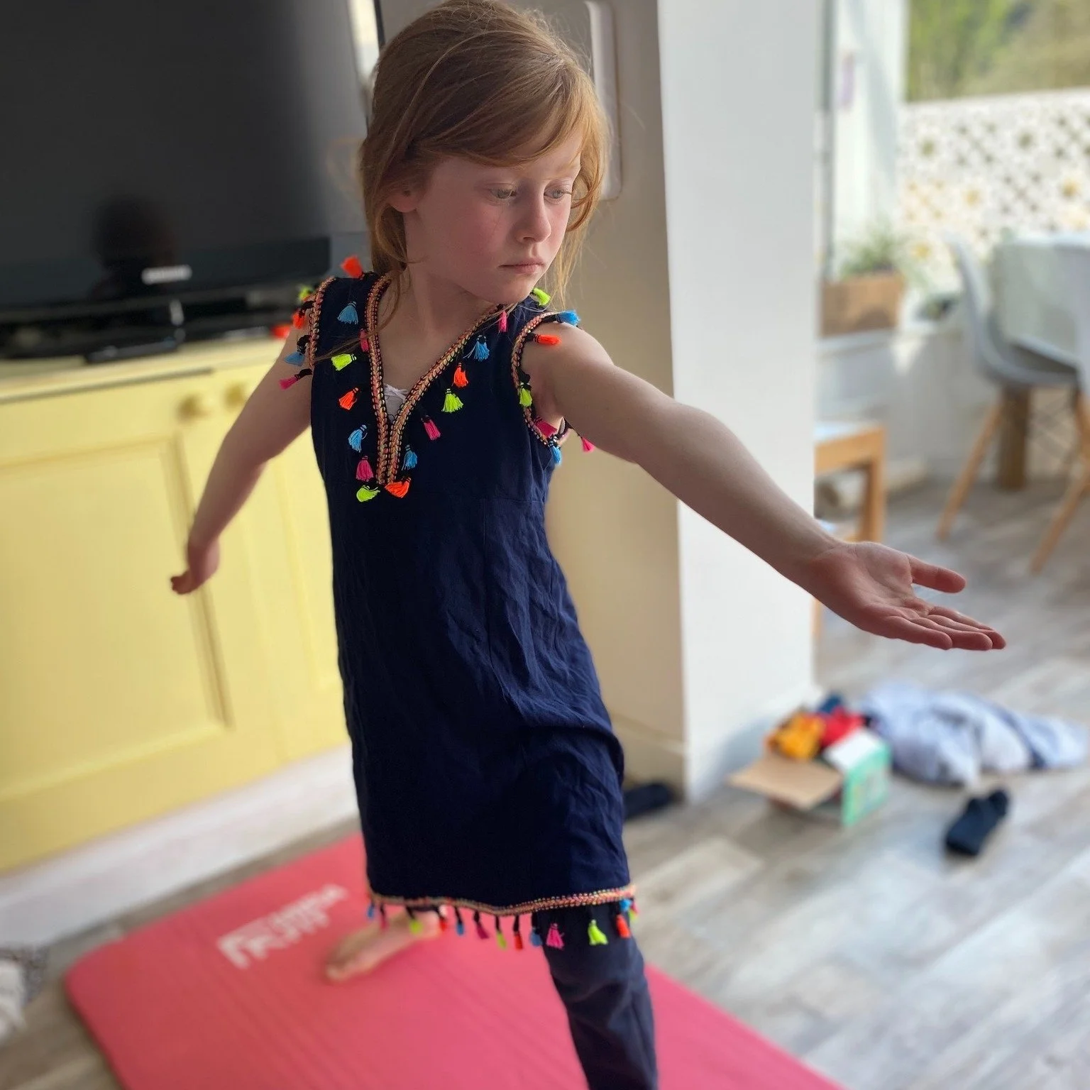 children's yoga done by children