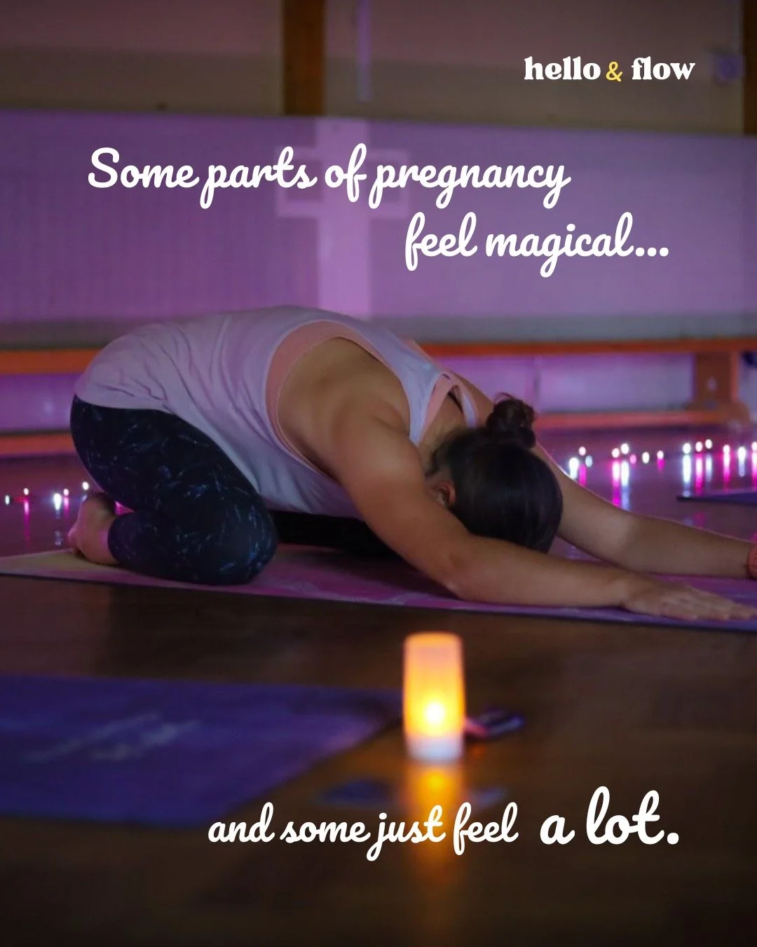 Some parts of pregnancy feel magical&hellip; and some just feel a lot. 💫

Pregnancy Yoga with me Tash at Hello &amp; Flow 🤍

A space where you can properly slow down, breathe, and take a moment for yourself in the middle of all the changes that com