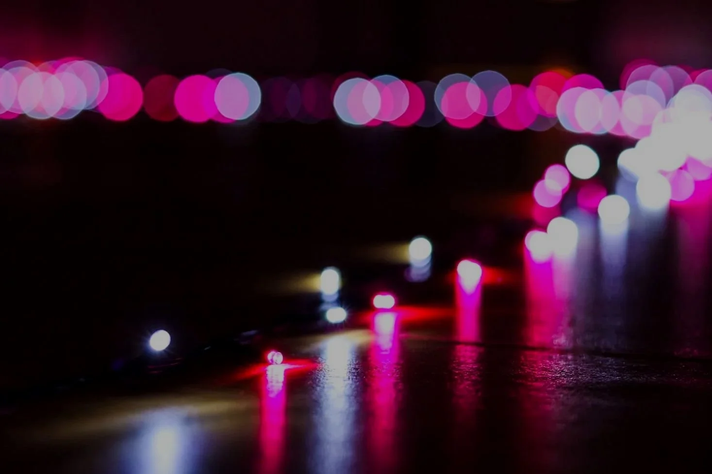 Beginner yoga with fairy lights