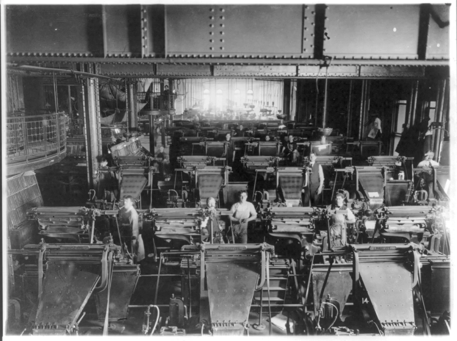 Lintotype Machine Invented