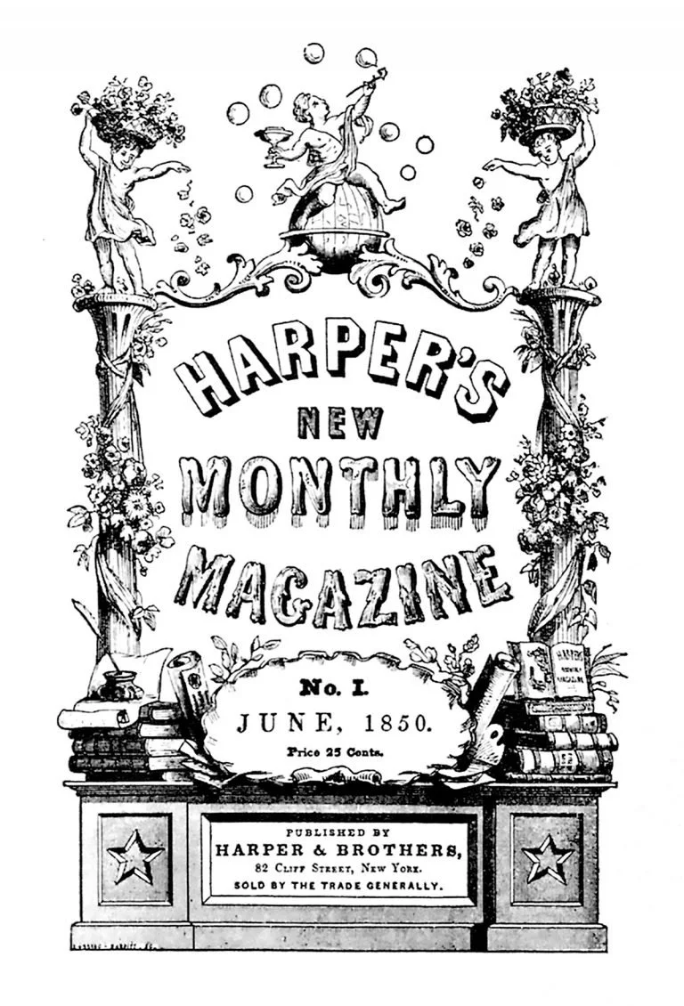Harper's New Monthly Magazine founded