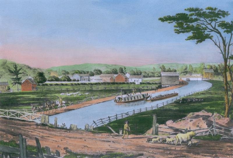 Fulton’s Steamboat, The Black Ball Line & The Erie Canal