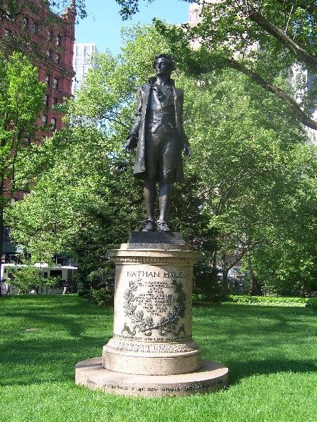 Nathan Hale at City Hall Park