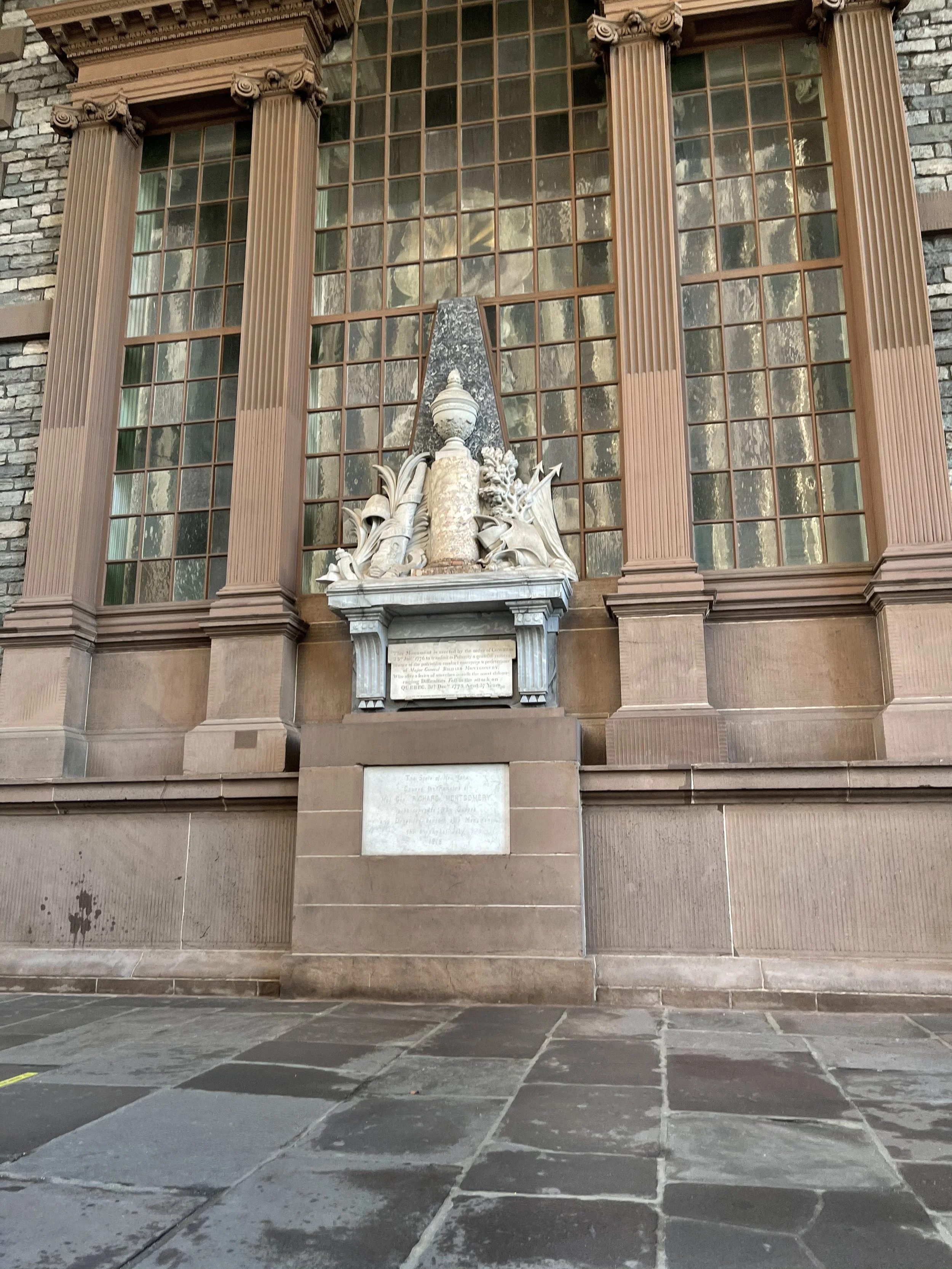 Montgomery Monument at St. Paul Chapel