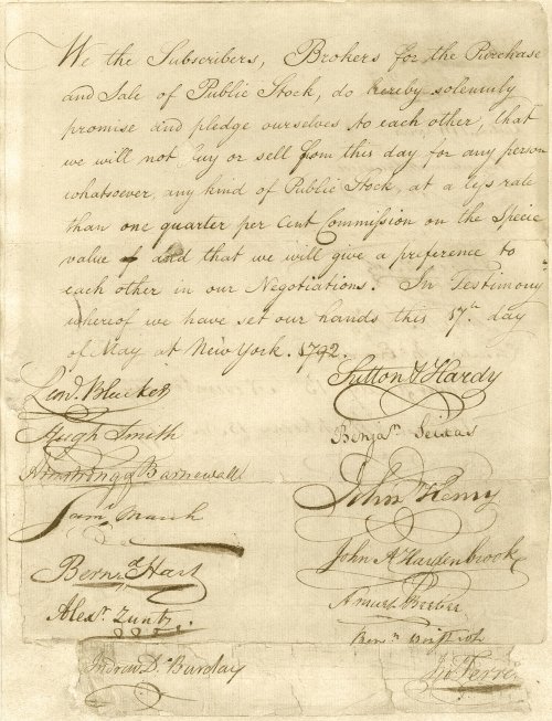 Buttonwood Agreement