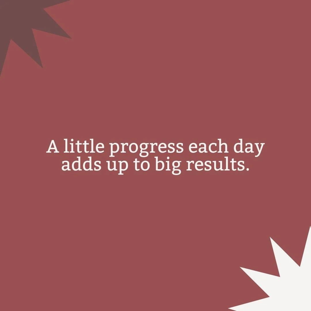 Midweek motivation ✨

We&rsquo;re halfway through the week and just five days away from the big launch! As I wrap up the final details for my website, I&rsquo;ve been reminding myself that progress is about showing up each day, even in small ways. It