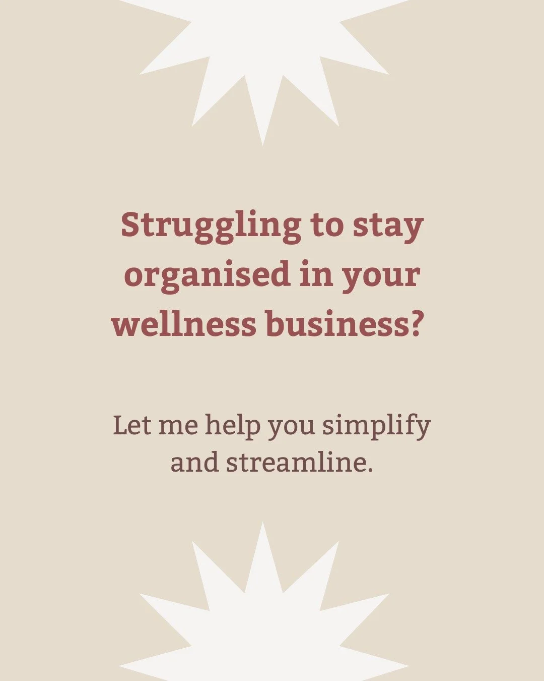✨ Struggling to stay organised in your wellness business? You&rsquo;re not alone! Whether you're a yoga teacher, studio owner, or retreat host, managing everything behind the scenes can feel overwhelming. That&rsquo;s where I come in.

I help wellnes