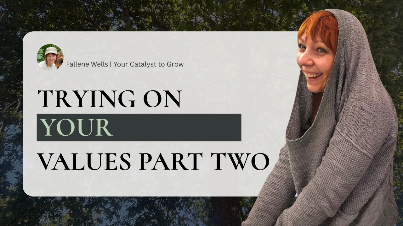 You might know what you value…
But are those values actually guiding your decisions?

In Part 2 of my Values Series, we explore how to try on your values so they become lived principles — not just words on paper.

In this video, you’ll learn:
• How t