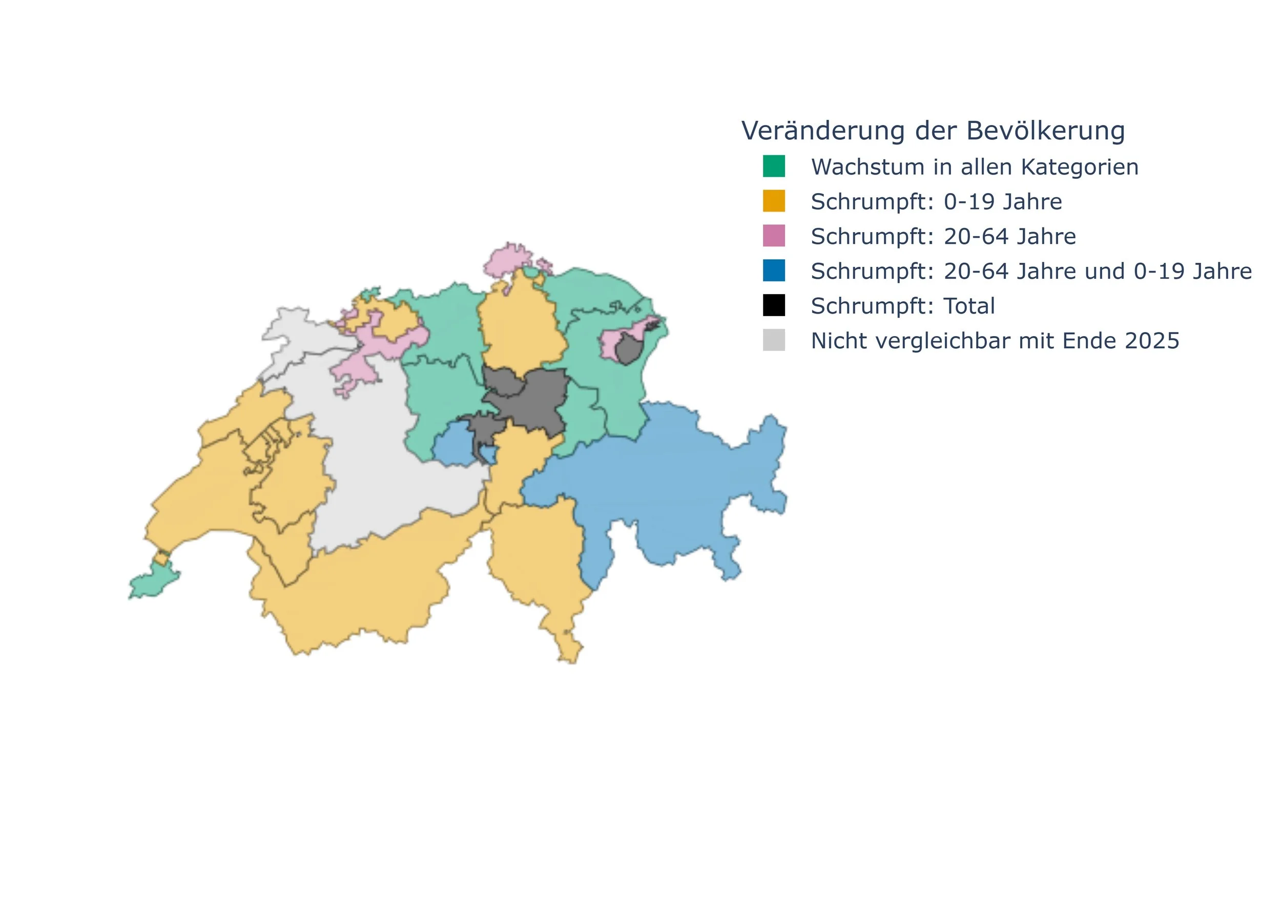 Medienmitteilung | Bevölkerungszahlen im ersten Jahresquartal 2026