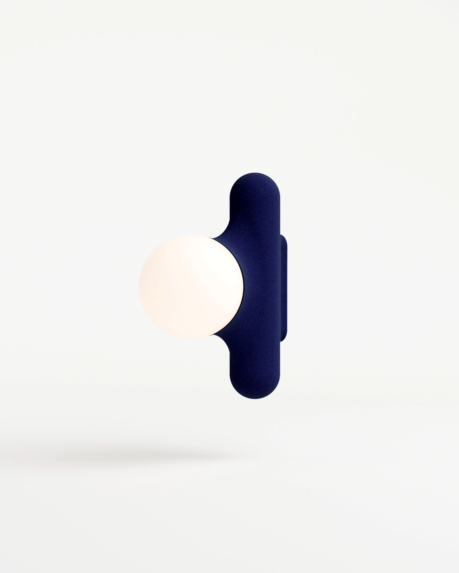 MICKAEL KOSKA X MONDE SINGULIER - APPLIQUE S - VELOURS BLUE