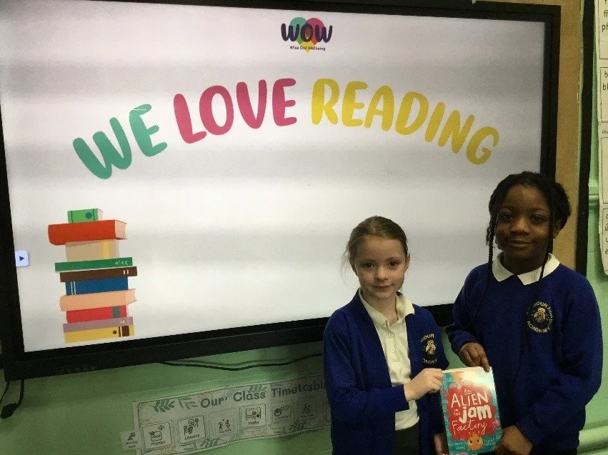 Year 2 are reading…The Jam Factory!