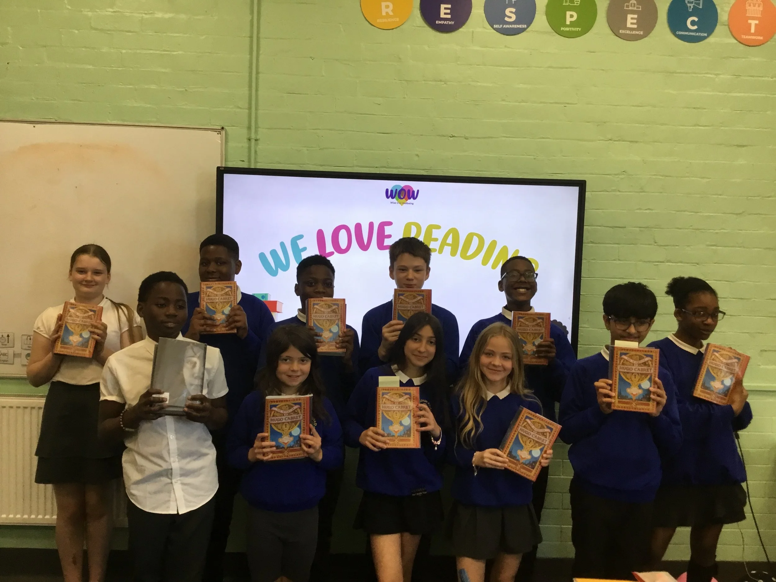 Year 6 are reading…Hugo Cabret! 