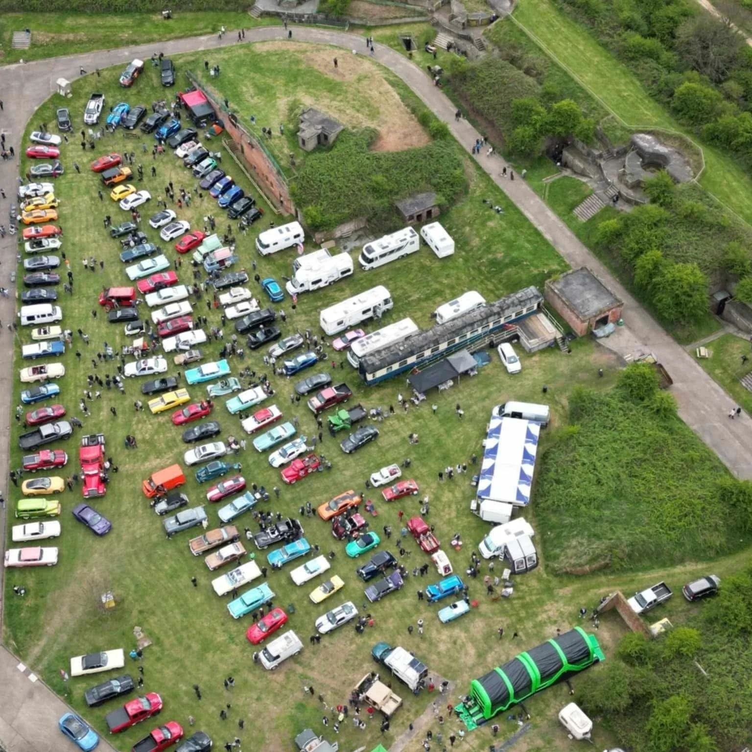 Classic American and Hot Rod car show 