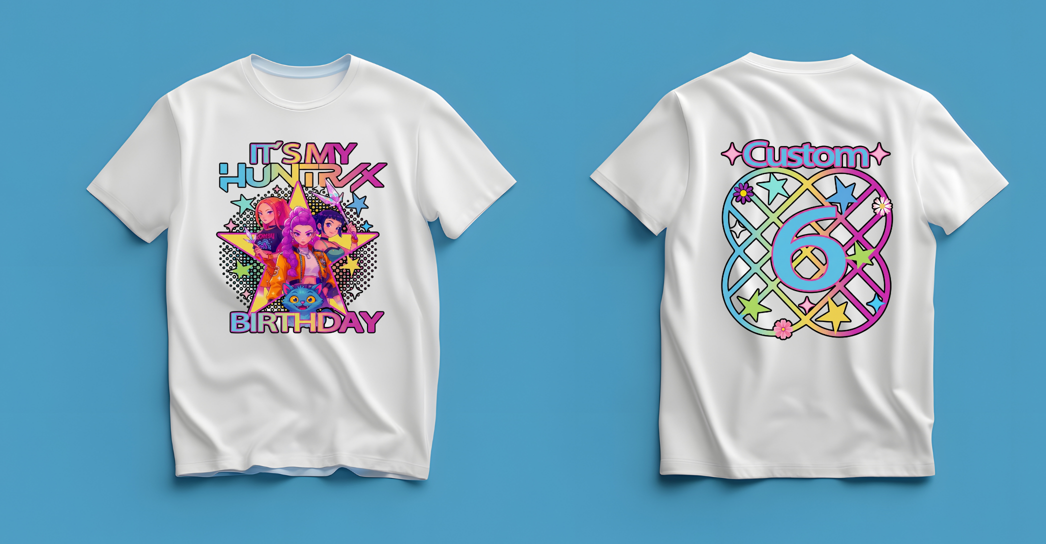 Huntrix Kids' Birthday Celebration T-Shirt