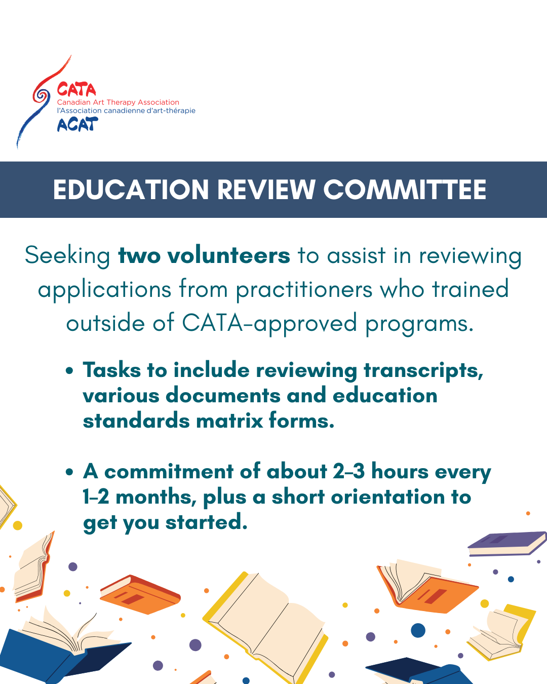 Volunteers Needed for New Education Review Committee