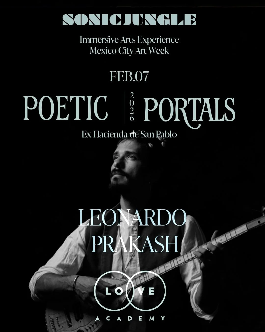 We are very excited to collaborate again with our friends at @loveacademyorg who are known in Mexico City &amp; around the world for creating unforgettable live concert experiences that bridge the gap between live music, and spiritual connection. 

T
