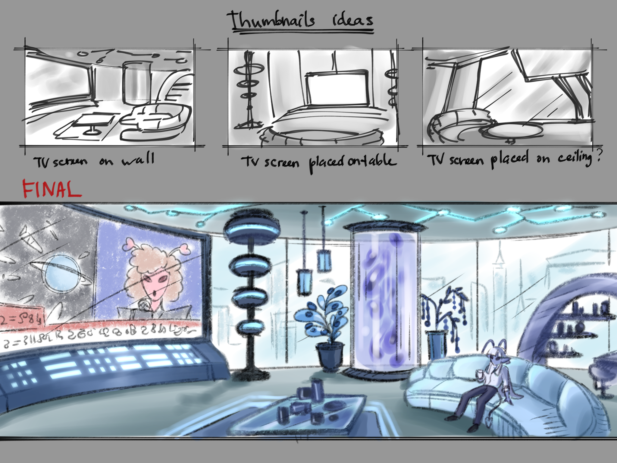 Nova's apartment background concept (2024)