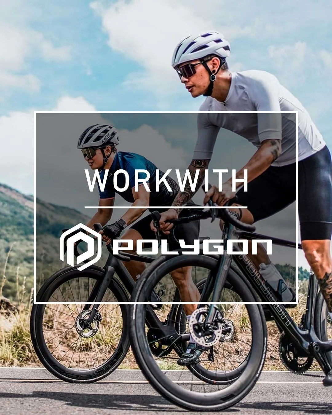 WORKWITH x @polygonbikes 

Big hitters in the bike world Polygon join our client list! Their products span the full spectrum of two-wheeled disciplines - you name it, they&rsquo;ve got a model for it. They&rsquo;re committed to performance, style and