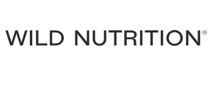 Logo of Wild Nutrition with black text on a white background.