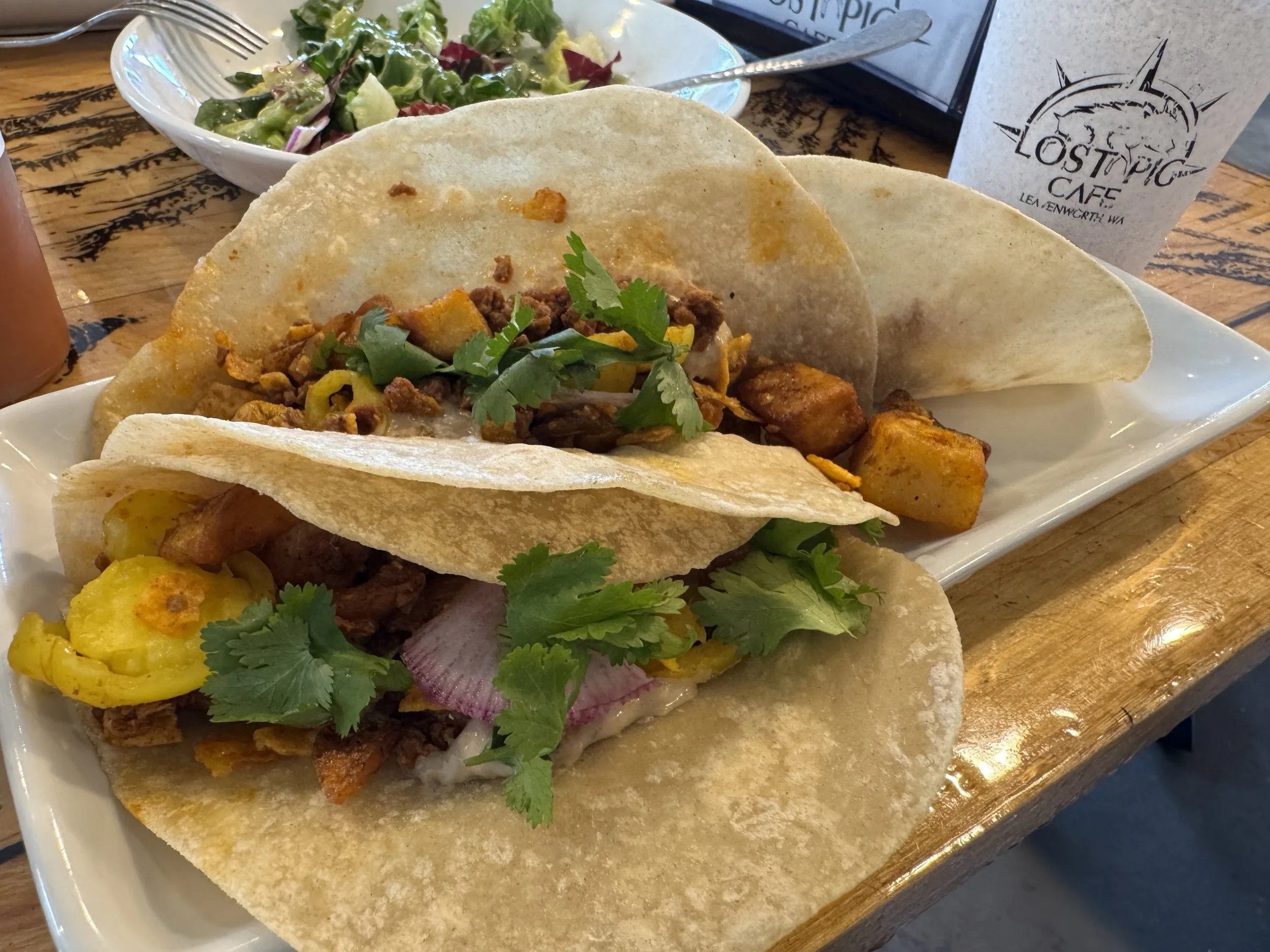 Three Little Pigs Tacos - Lost Pig Cafe