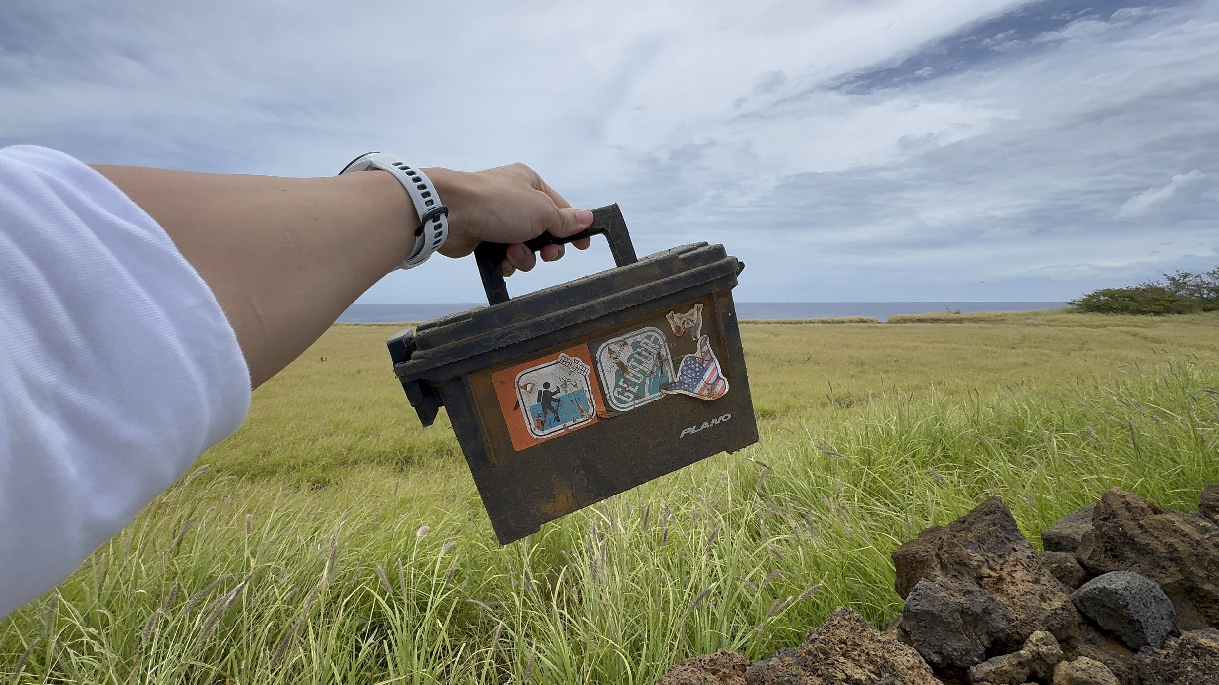 Geocaching at Southernmost Point of Hawaii