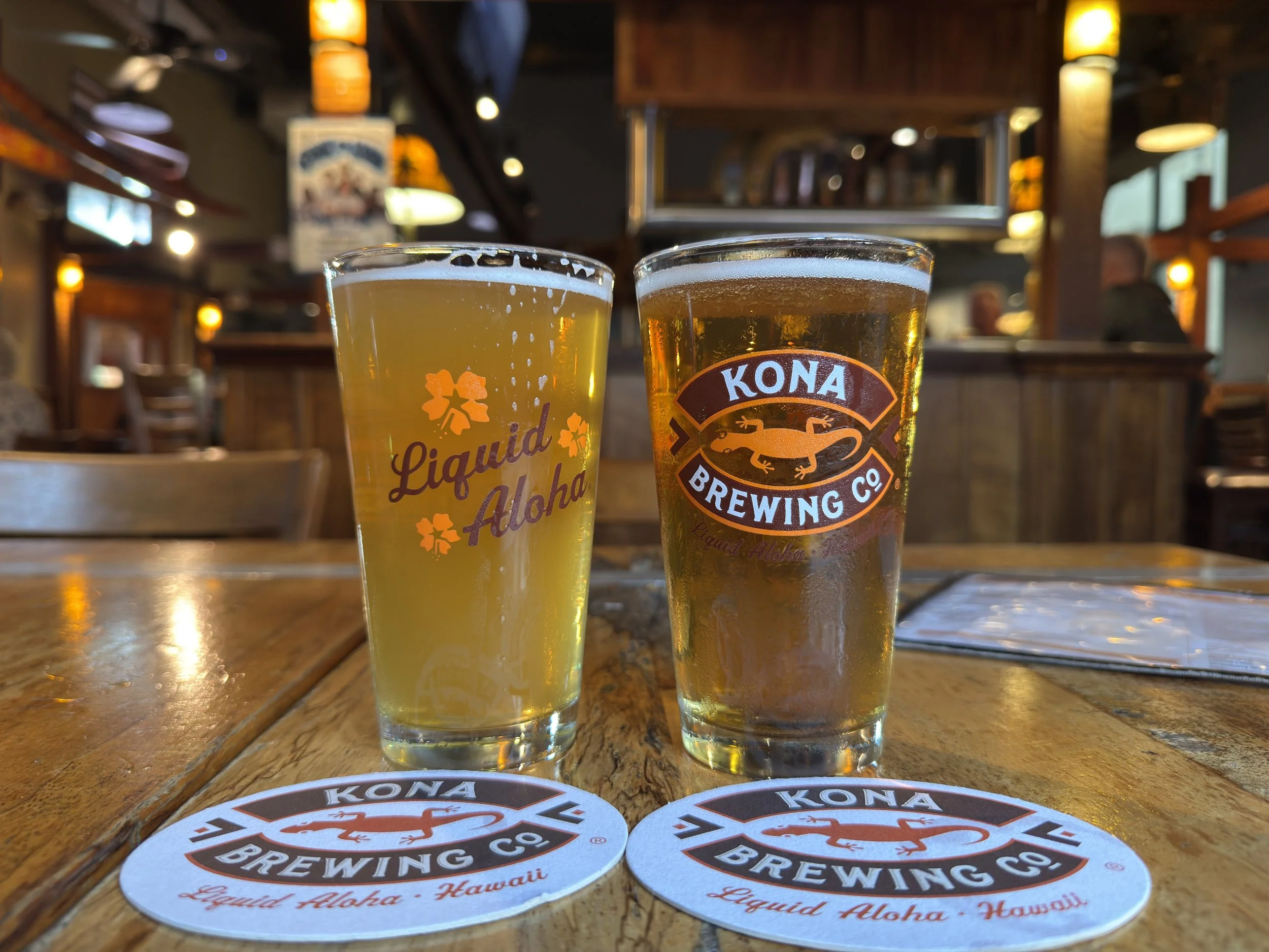 Big Wave Golden Ale, Lilikoi Kea - Kona Brewery