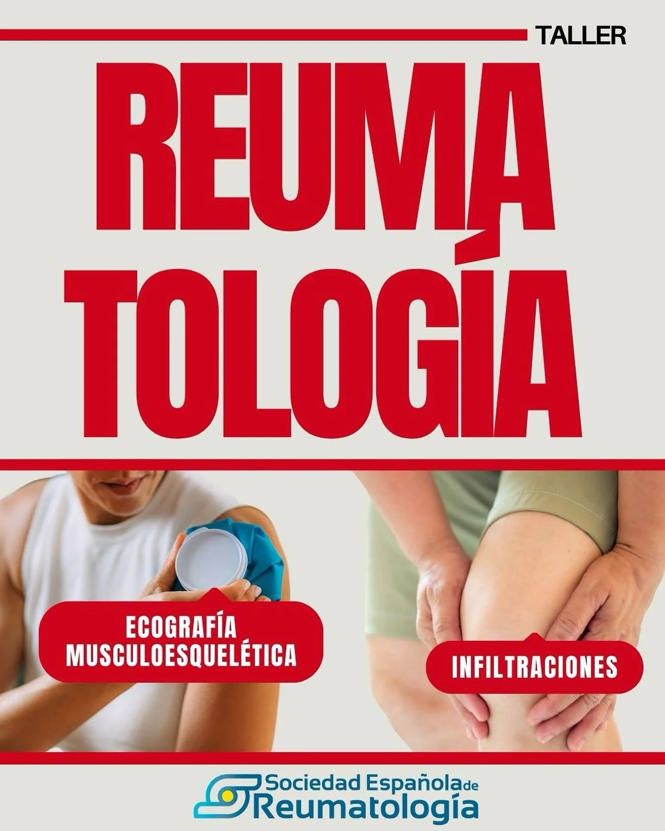 ✨ &iexcl;Encantados de contar con la participaci&oacute;n de @inforeuma en las JUEM! ✨

📅 Acomp&aacute;&ntilde;anos este marzo y sum&eacute;rgete en el mundo de la reumatolog&iacute;a con DOS talleres liderados por la SER. 
🔹 Ecograf&iacute;a en Re