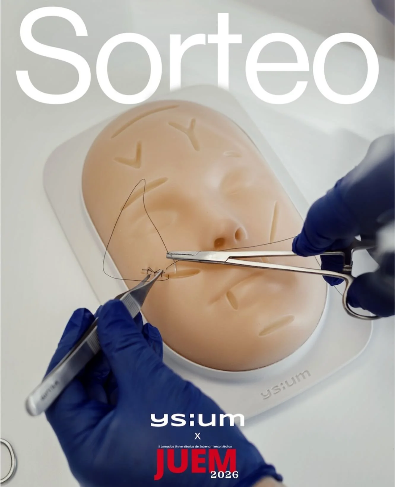 #SORTEO | Especial SUTURA

&iexcl;Seguimos impulsando la formaci&oacute;n pr&aacute;ctica en JUEM!
Sorteamos un simulador de sutura de @ysiummedical para que puedas entrenar tu t&eacute;cnica de sutura cuando y donde quieras.

&iquest;C&oacute;mo par