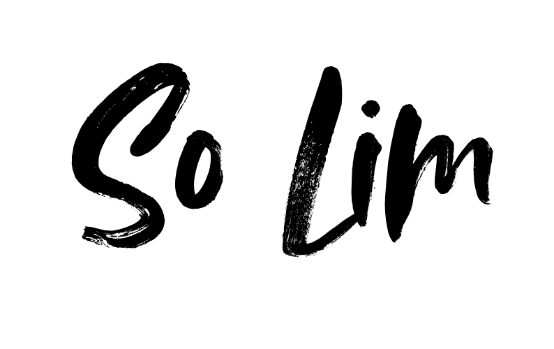Text reading 'So Lim' in black, brushstroke-style font on a white background.