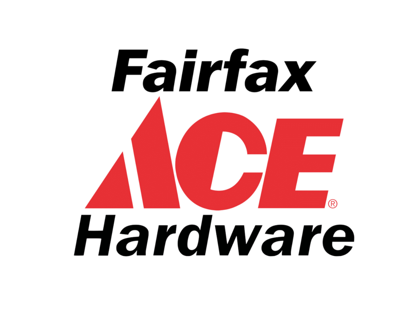 Fairfax ACE Hardware logo on black background