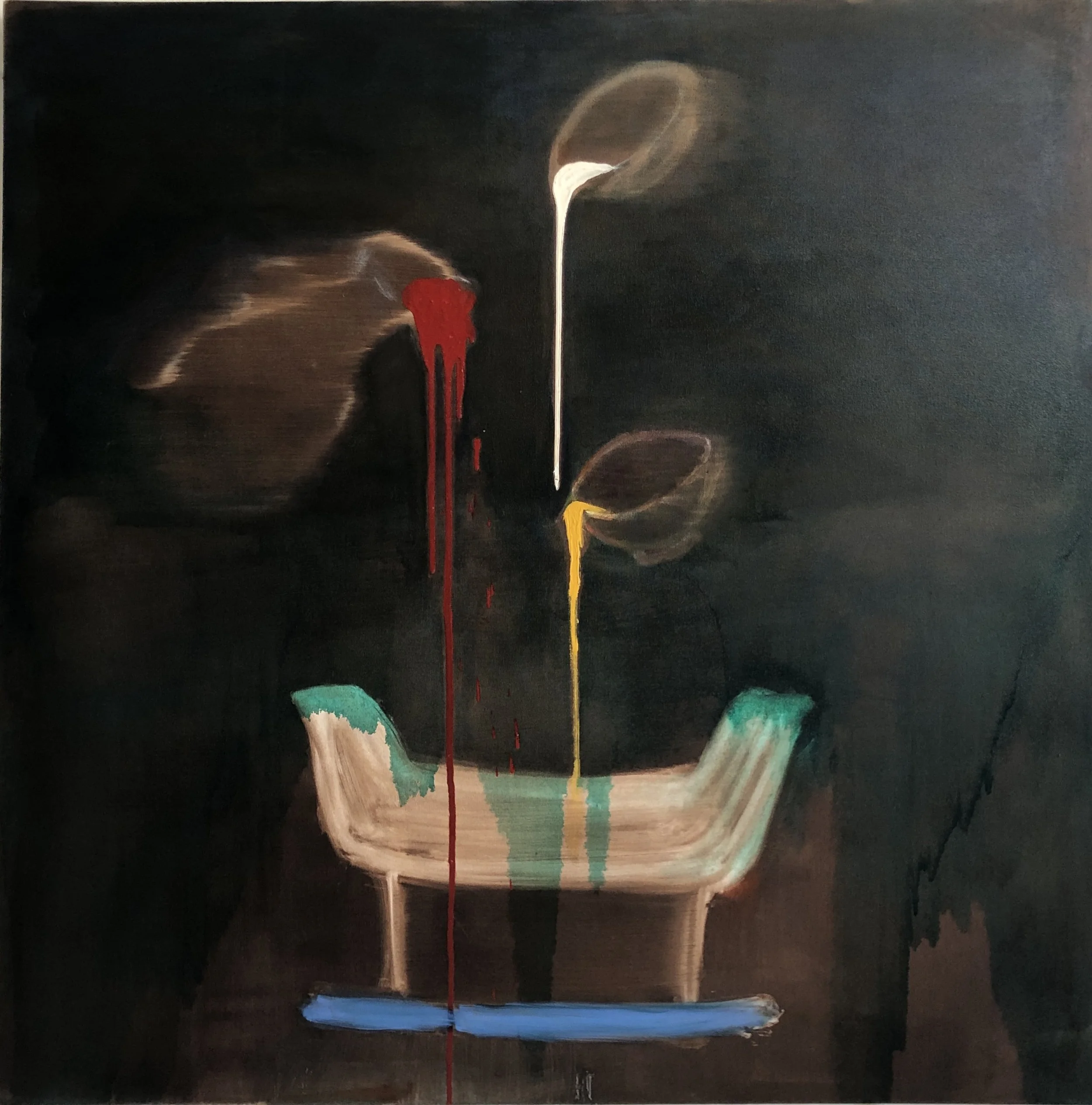 Soothing Draughts, 2026, oil on canvas, 120 x 120 cm