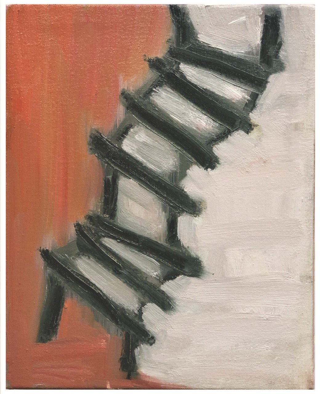 Connecting Space, 2025, oil on canvas, 30 x 24 cm