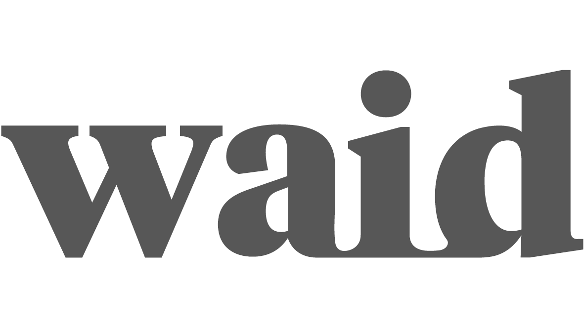 Das Wort 'waild' in großen, grauen Buchstaben auf schwarzem Hintergrund.