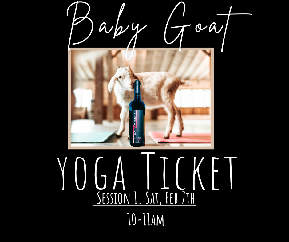 Baby Goat Yoga February Session 1.
