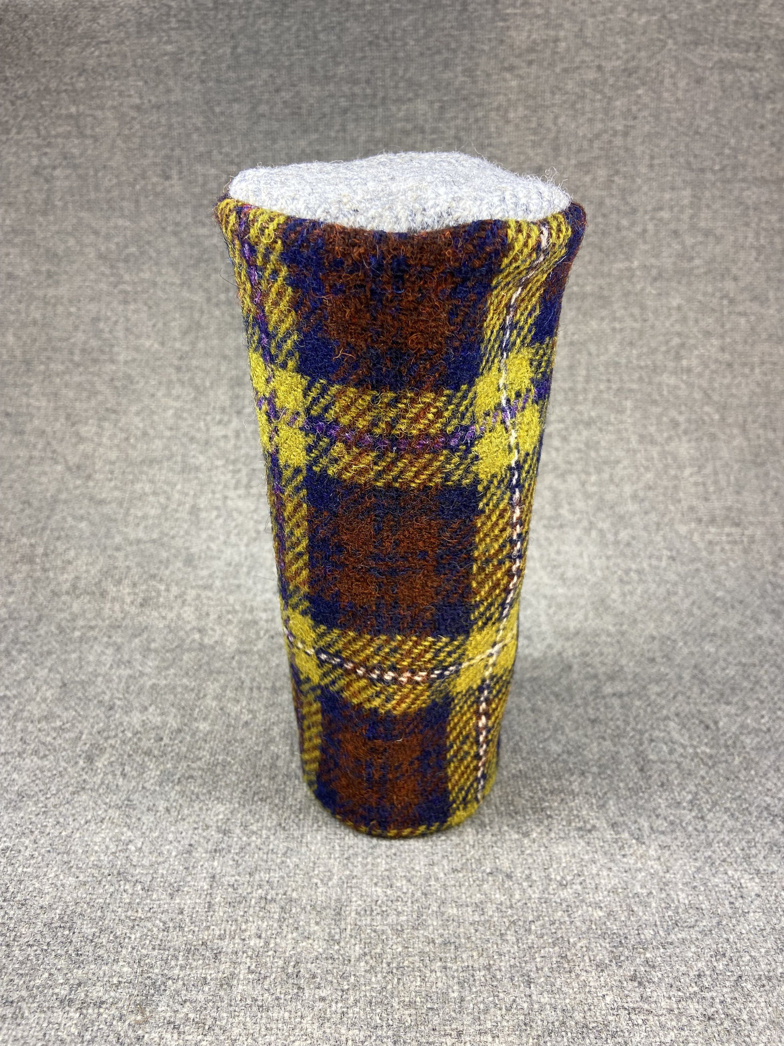 Golf Accessories Harris Tweed Headcover Head Cover Head Covers Wool golf style gift accessory handmade links native american scottish tartan check flannel made in USA oregon