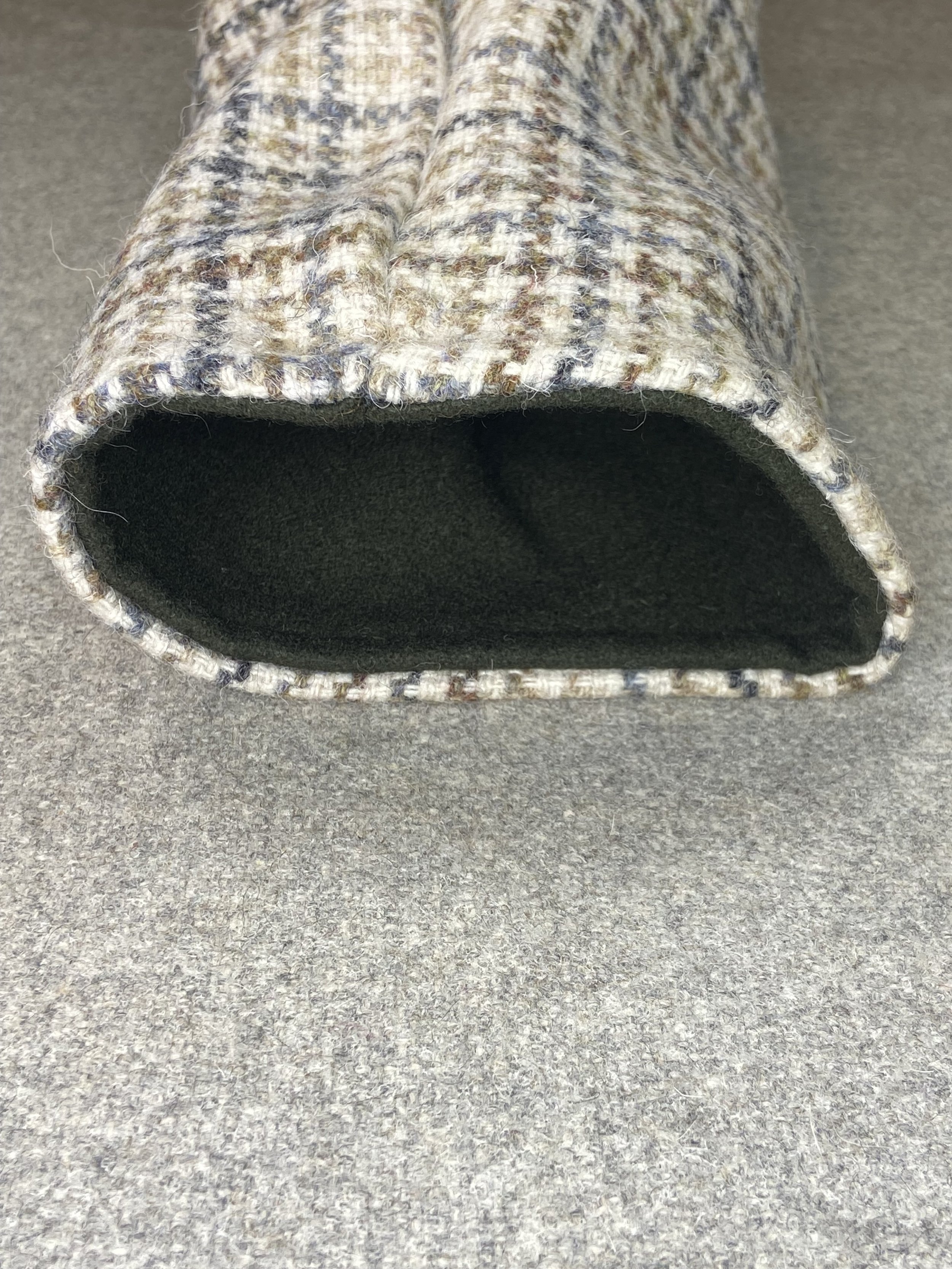 Golf Accessories Harris Tweed Headcover Head Cover Head Covers Wool golf style gift accessory handmade links native american scottish tartan check flannel made in USA oregon