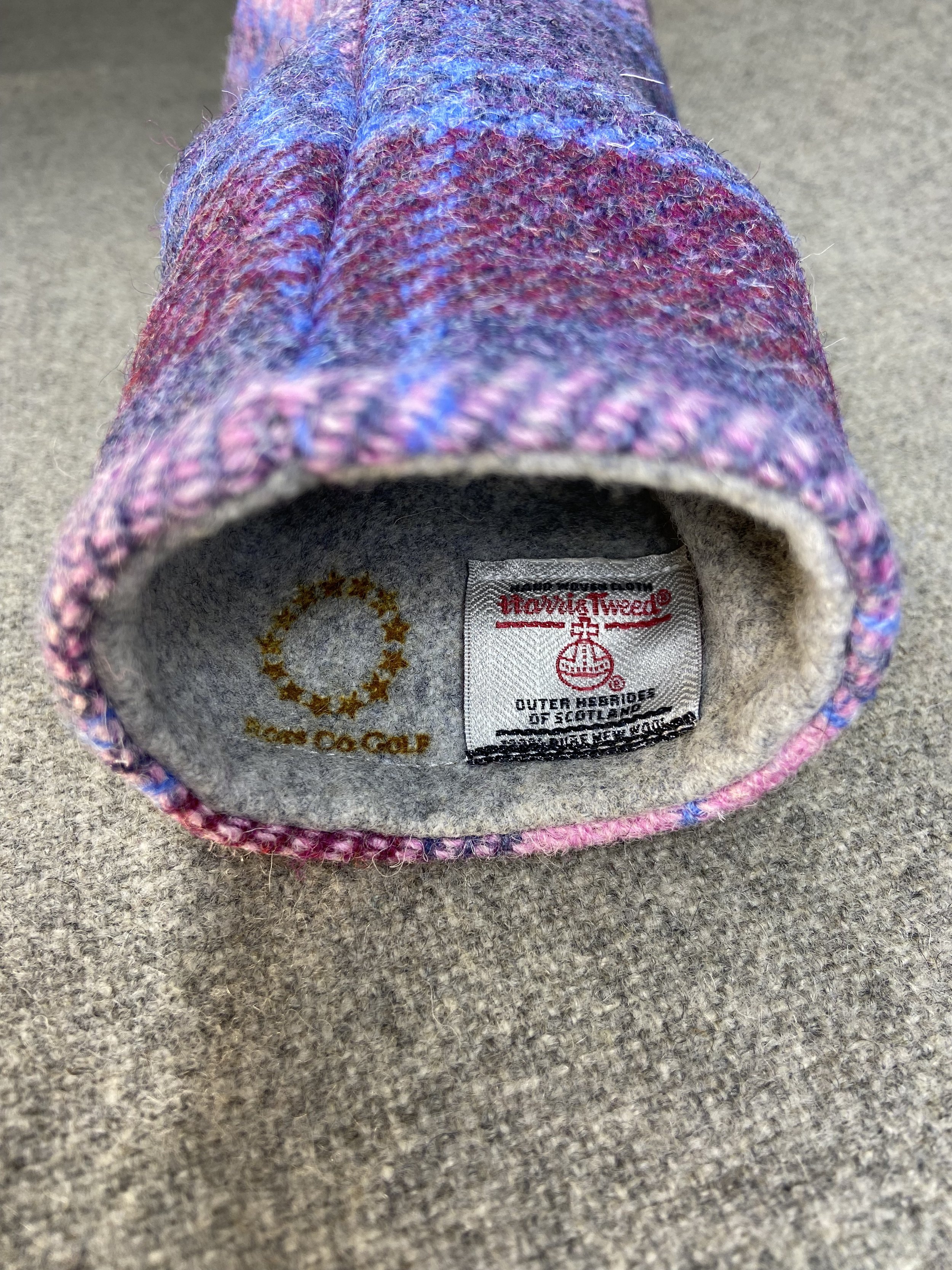 Golf Accessories Harris Tweed Headcover Head Cover Head Covers Wool golf style gift accessory handmade links native american scottish tartan check flannel made in USA oregon