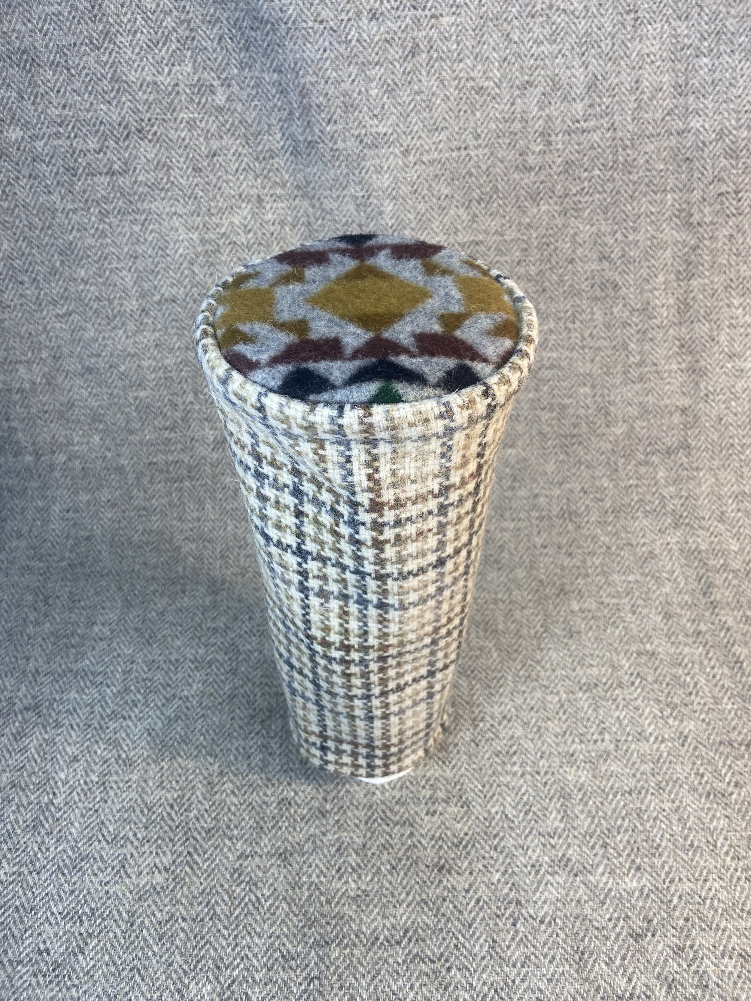 Golf Accessories Harris Tweed Headcover Head Cover Head Covers Wool golf style gift accessory handmade links native american scottish tartan check flannel made in USA oregon