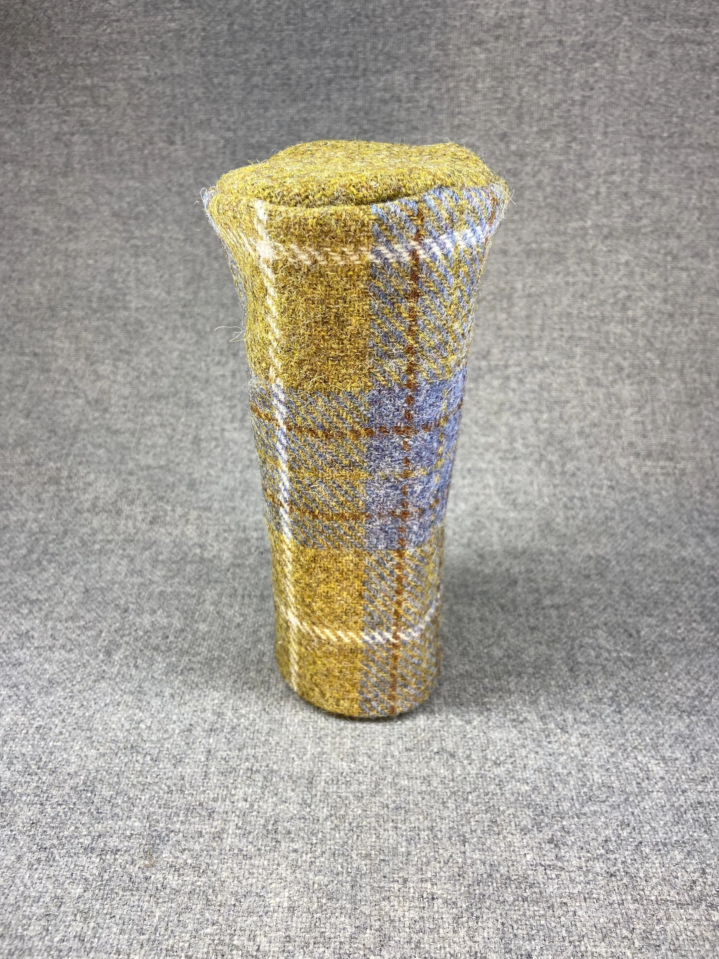 Golf Accessories Harris Tweed Headcover Head Cover Head Covers Wool golf style gift accessory handmade links native american scottish tartan check flannel made in USA oregon