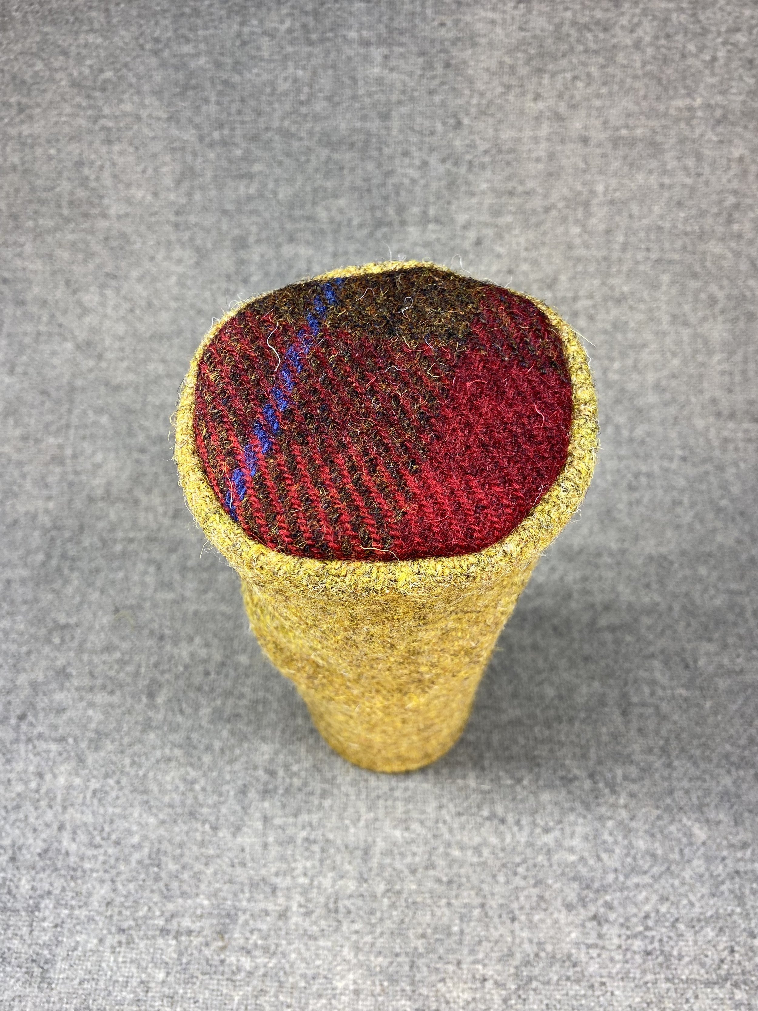 Golf Accessories Harris Tweed Headcover Head Cover Head Covers Wool golf style gift accessory handmade links native american scottish tartan check flannel made in USA oregon