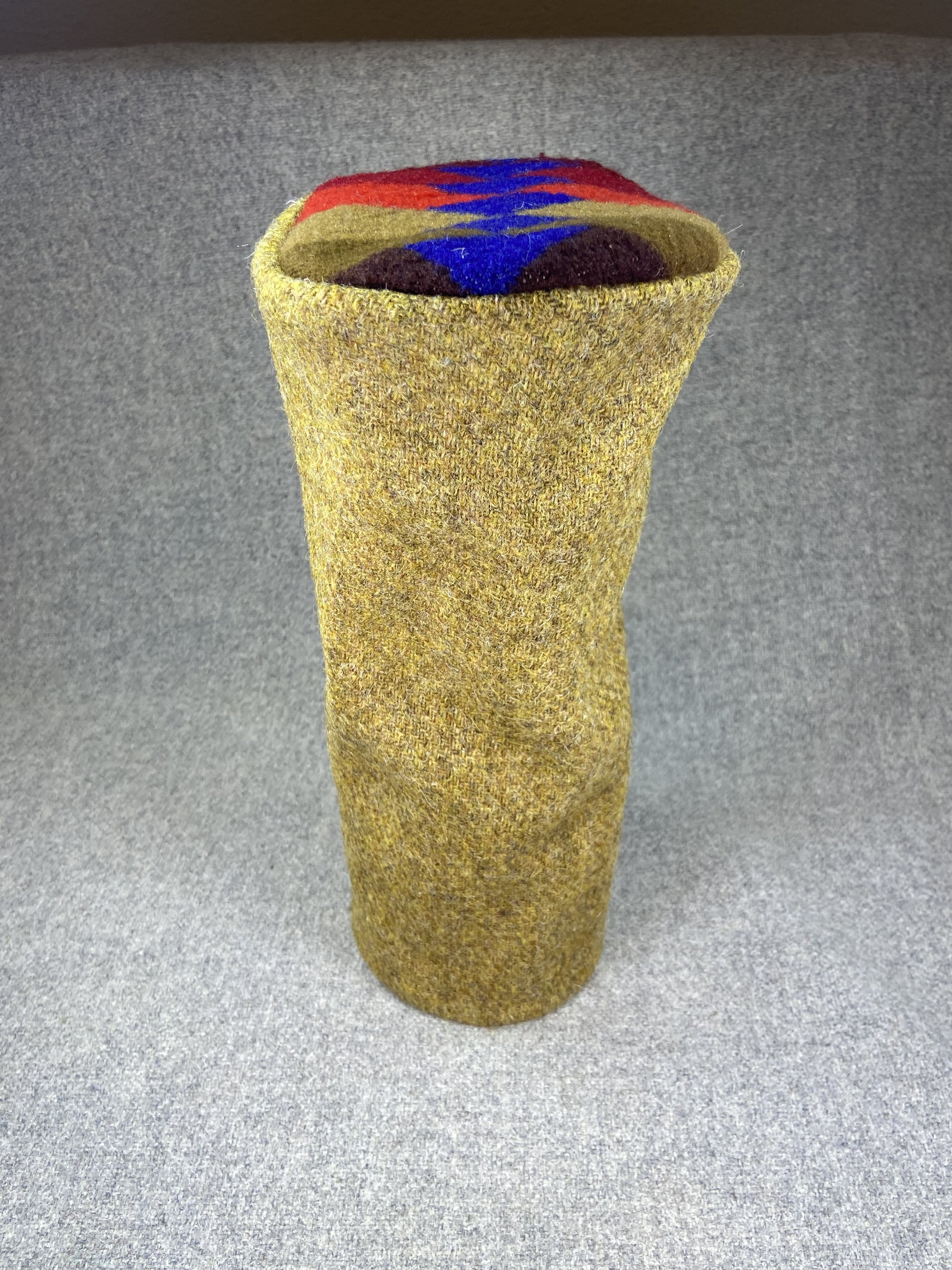 Golf Accessories Harris Tweed Headcover Head Cover Head Covers Wool golf style gift accessory handmade links native american scottish tartan check flannel made in USA oregon