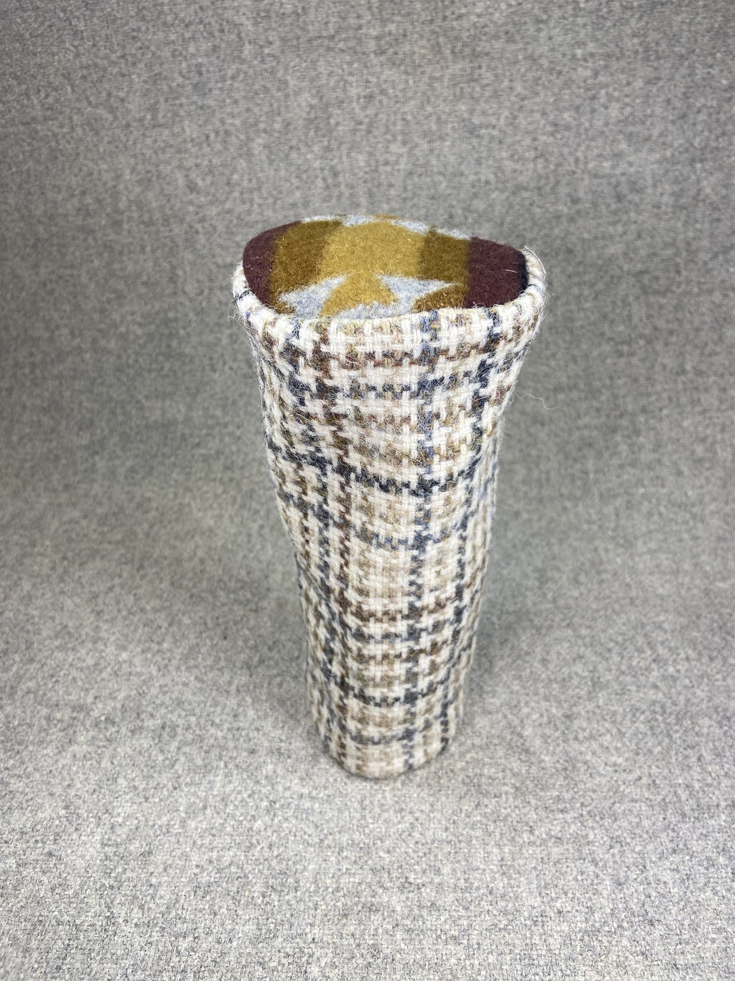 Golf Accessories Harris Tweed Headcover Head Cover Head Covers Wool golf style gift accessory handmade links native american scottish tartan check flannel made in USA oregon
