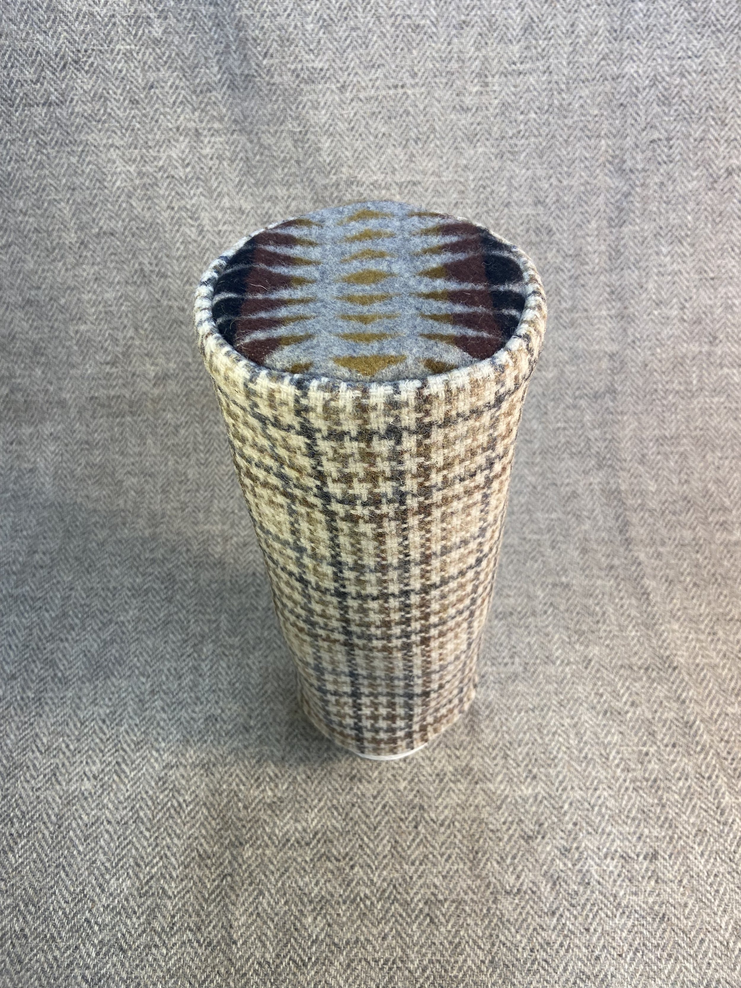Golf Accessories Harris Tweed Headcover Head Cover Head Covers Wool golf style gift accessory handmade links native american scottish tartan check flannel made in USA oregon
