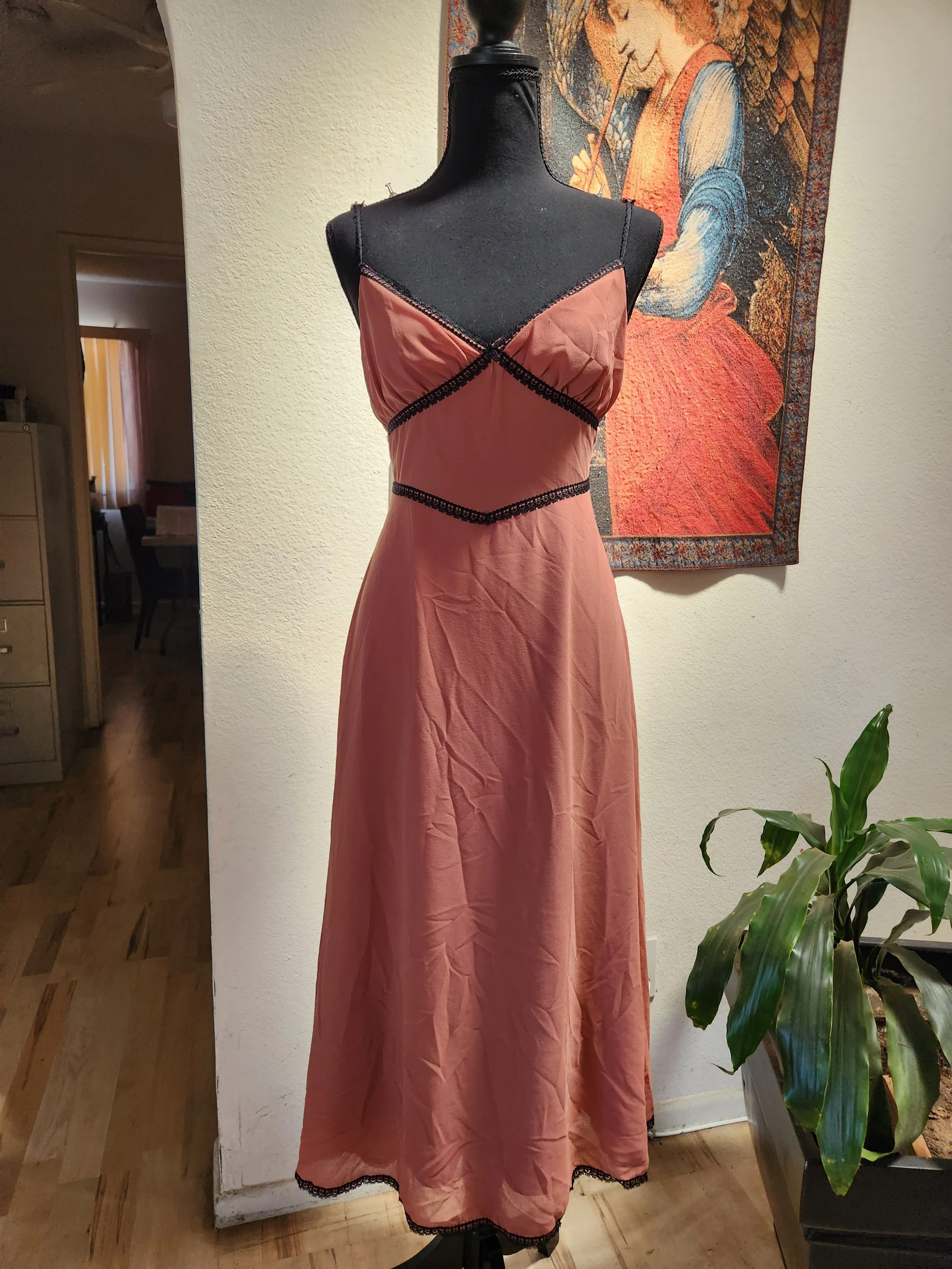 Forever 21 Brand Warm Pink Summer Laced Dress