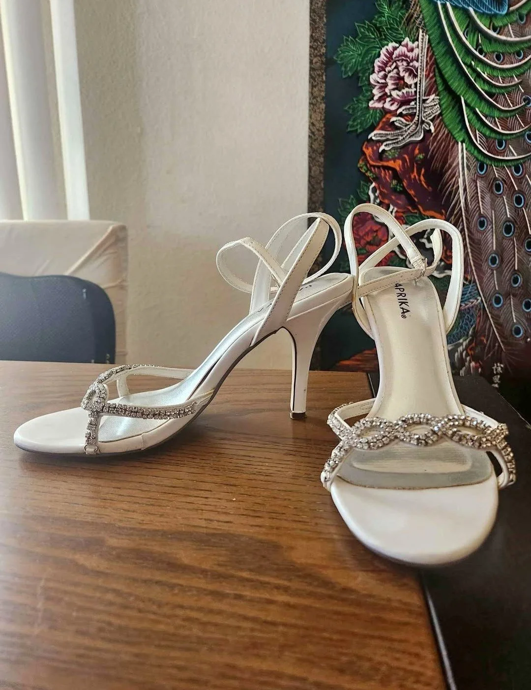 Paprika Brand - White Wedding Shoes size 7 1/2
