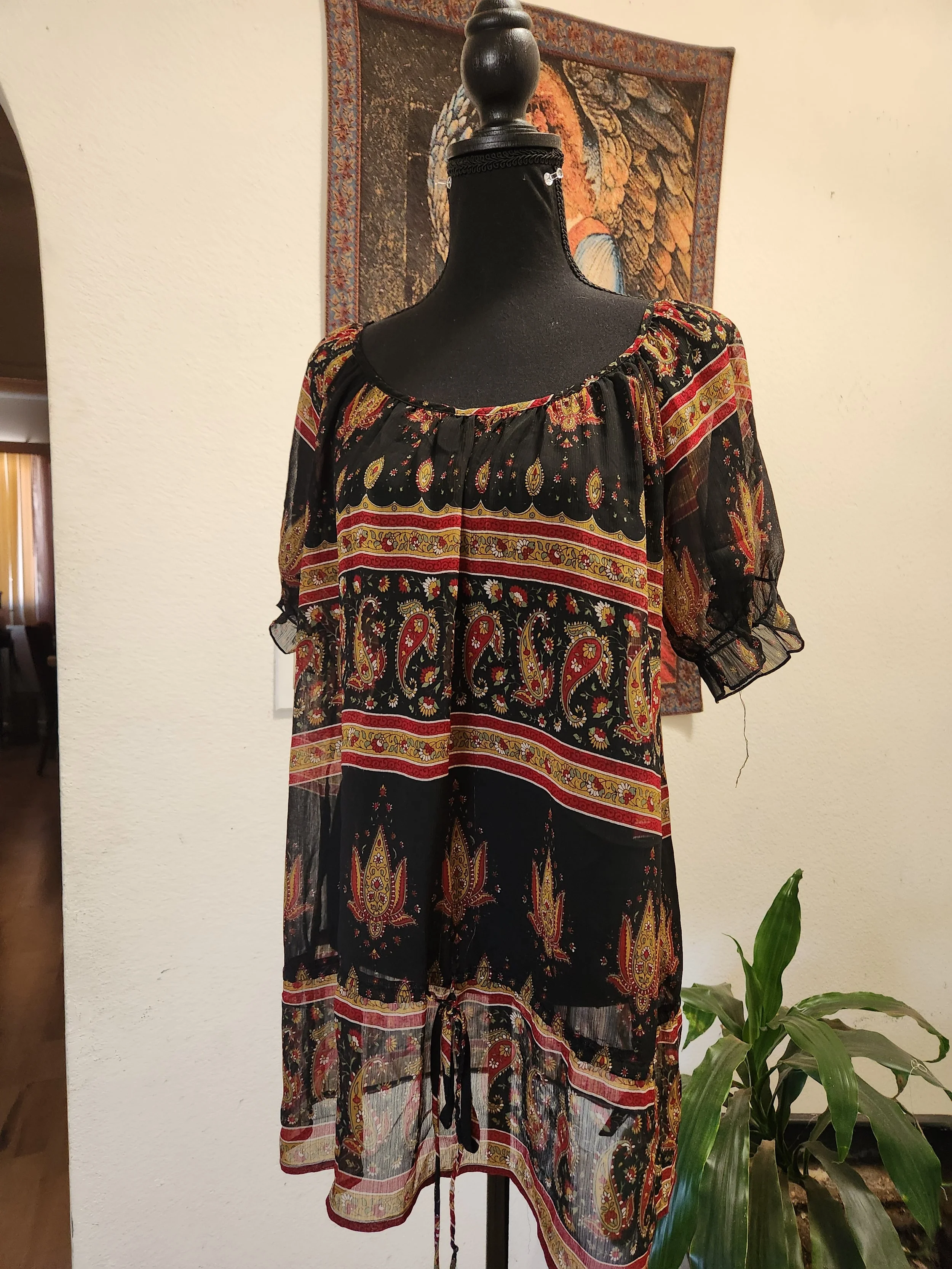 Bohemian Pattern Lounge Dress