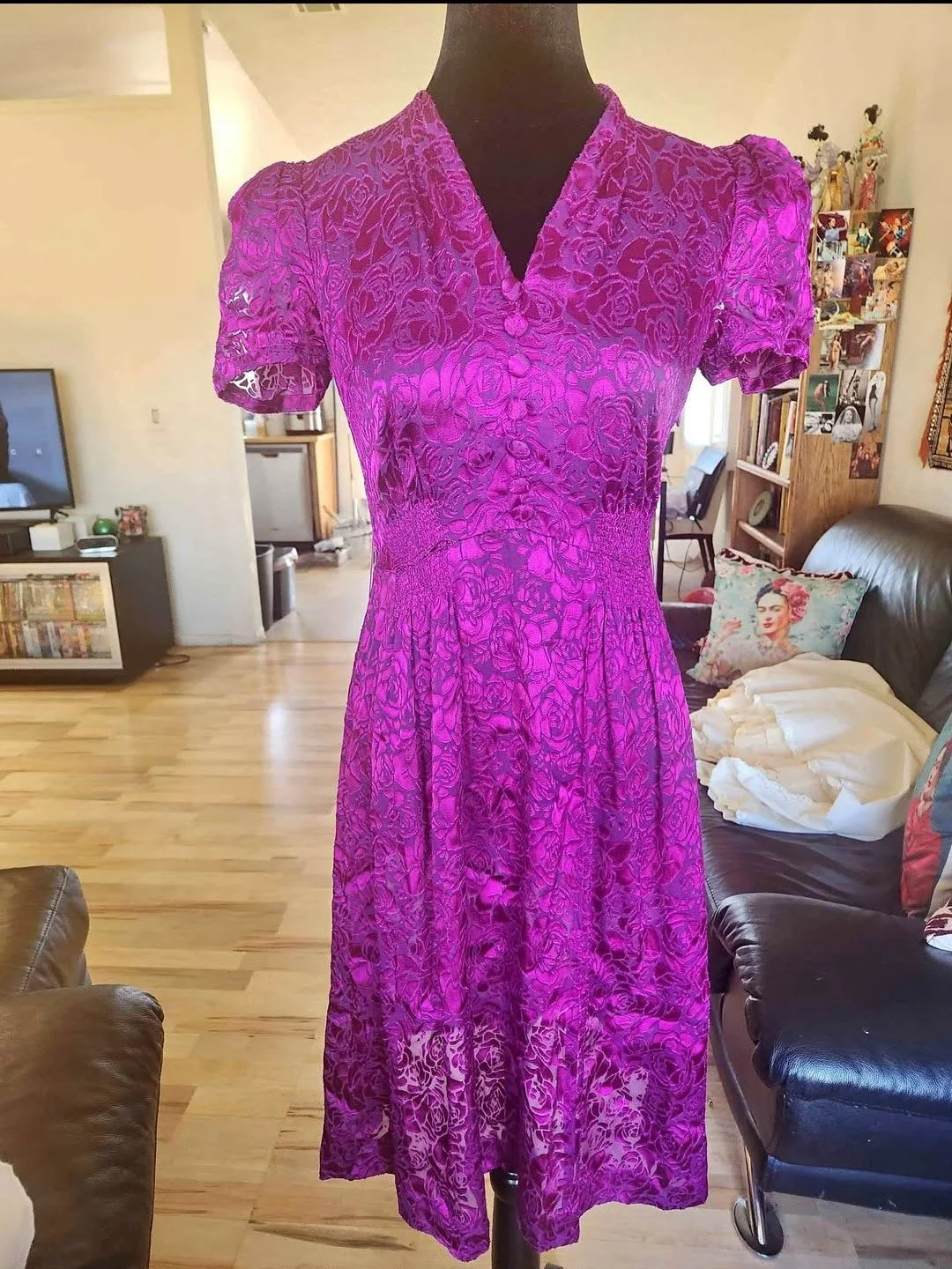 Betsy Johnson Brand - Sheer Purple Summer Dress